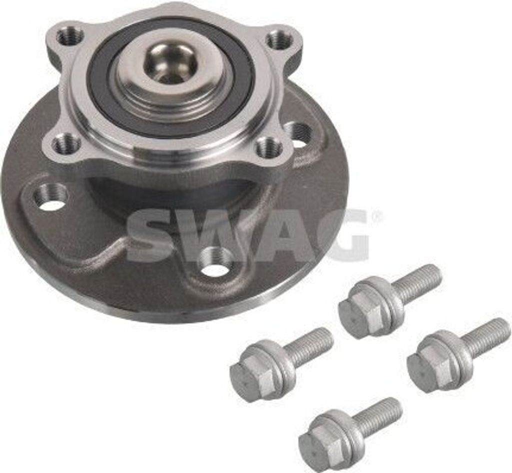 SWAG Radlagersatz Hinten Links für MINI Schrägheck (R56) Schrägkugellager 74mm 11 93 1078