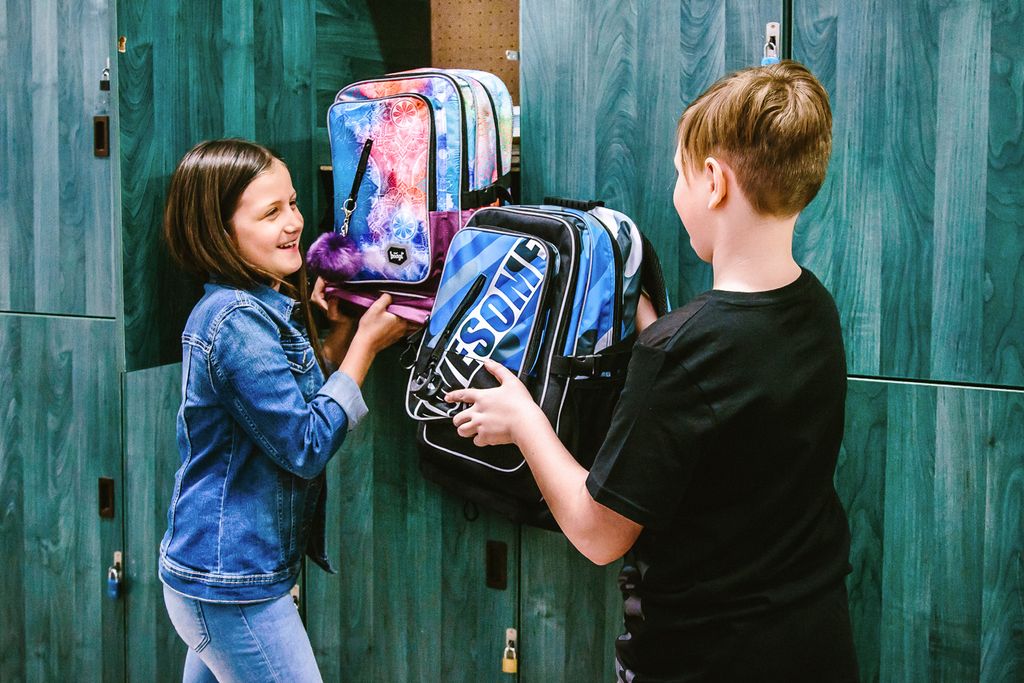Baagl Schulrucksack für Mädchen mit Laptopfach und Produktbild 10
