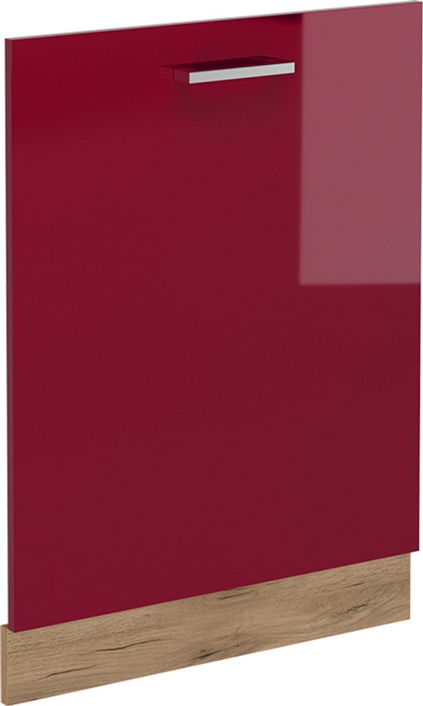 Frontblende Vicco R-Line Rot Hochglanz 60 cm ohne Arbeitsplatte, Model 54470