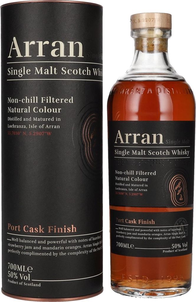 Arran Single Malt PORT CASK FINISH Single Malt Scotch Image du produit 