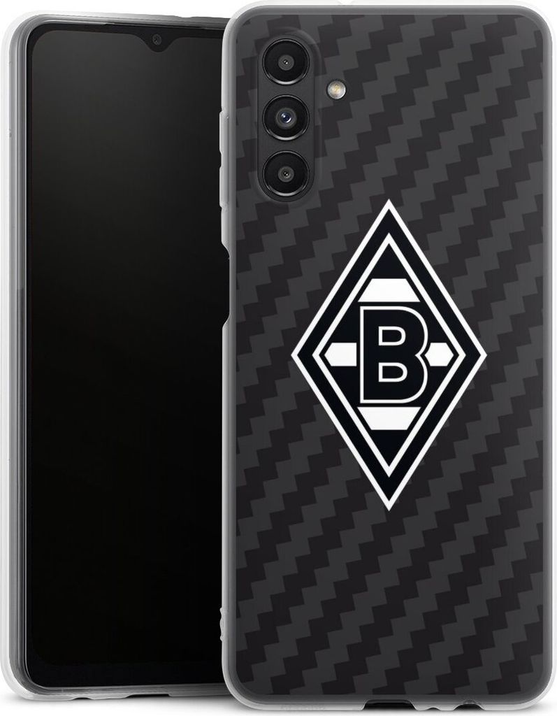 DeinDesign Handyhülle für Samsung Galaxy A13 5G Silikon Hülle Case Smartphone Schutzhülle Borussia Mönchengladbach Carbon Gladbach