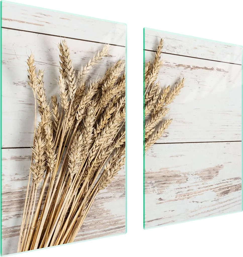 Piatto Di Protezione In Vetro Per Cucina 65X52 Legno