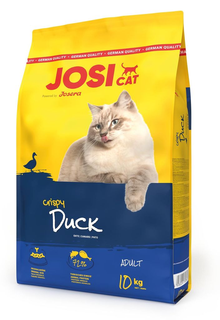 Josera JosiCat Crispy Duck 10kg, Adult, Ente, 10 kg Produktbild 