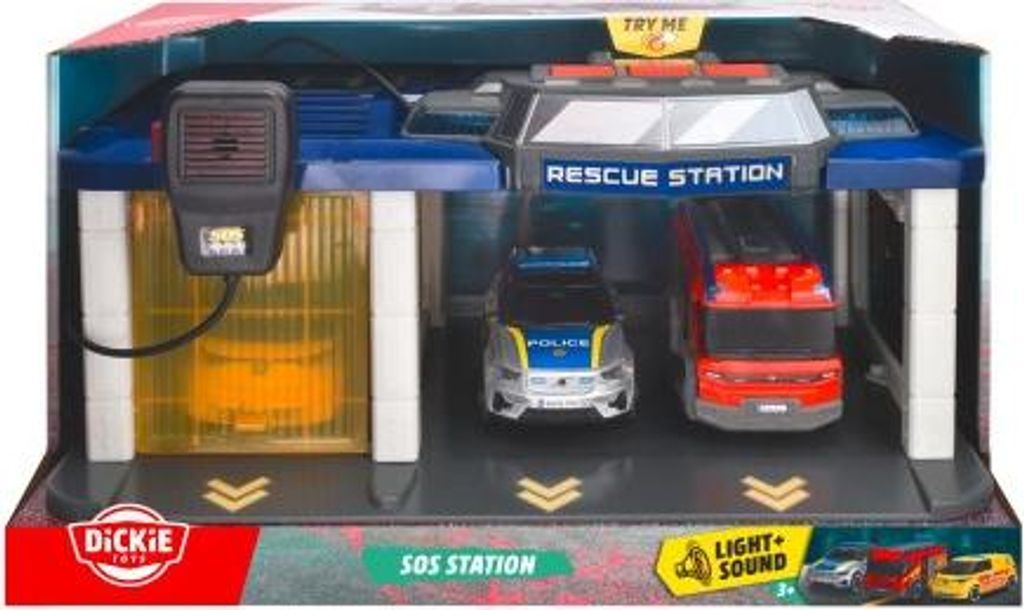 Simba Dickie Záchranářská Stanice + 3 Svítící a Zvukové Obrázek produktu 