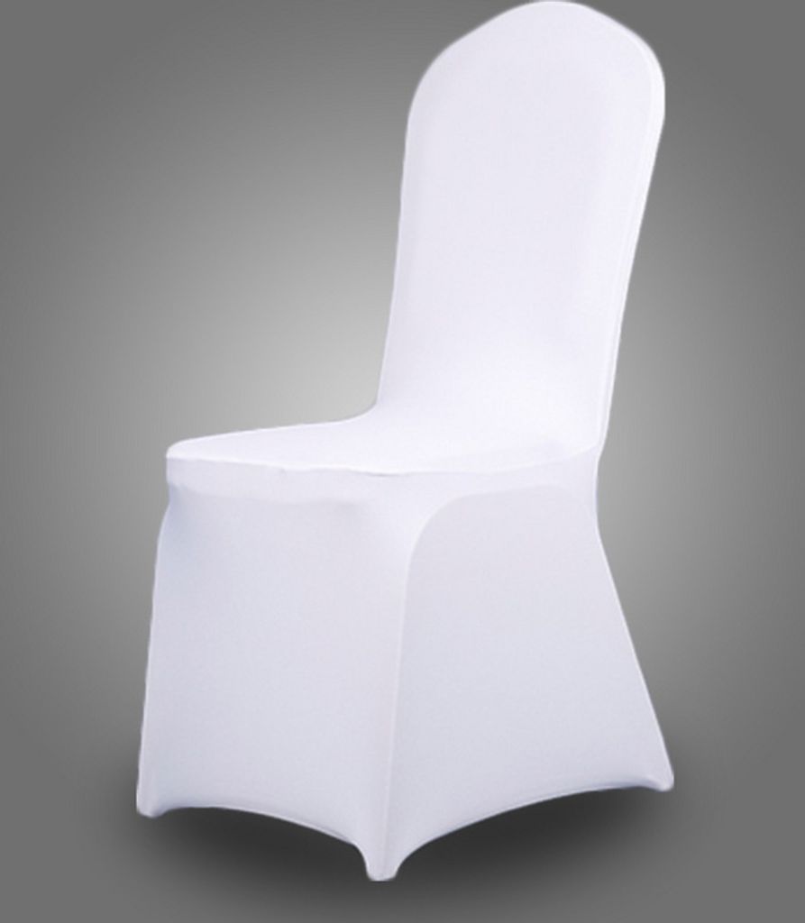 Stuhlhussen Universell Stuhlüberzug Stuhlhussen Stretch Weiß Stuhlbezug für Hochzeiten und Feiern Geburtstag Dekoration 200 Stück