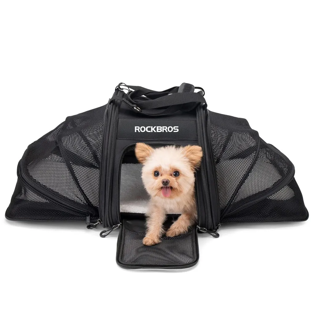 OFFERTA Borsa ROCKBROS Pet Carrier - Trasportino Bici 25L Nero