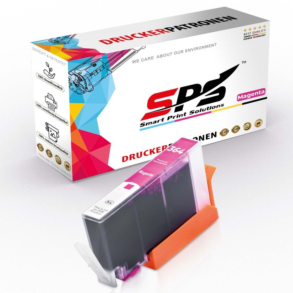 364XL Tintenpatrone Kompatibel für HP Photosmart D 5445 | 1x Magenta