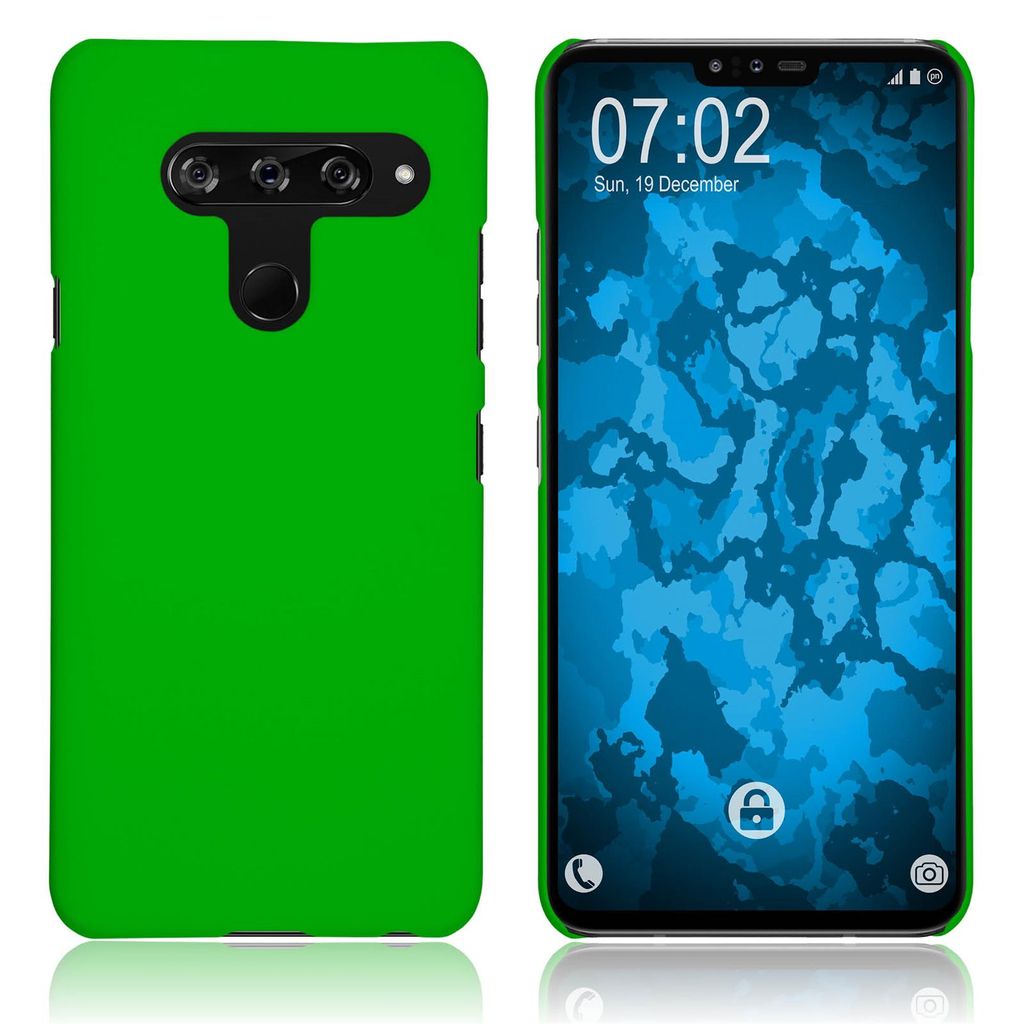 PhoneNatic Case kompatibel mit LG V40 ThinQ - Hülle grün Produktbild 