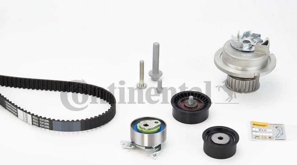 CONTINENTAL CTAM CT975WP5 Wasserpumpe + Zahnriemensatz OE kompatibel mit Astra G, Zafira