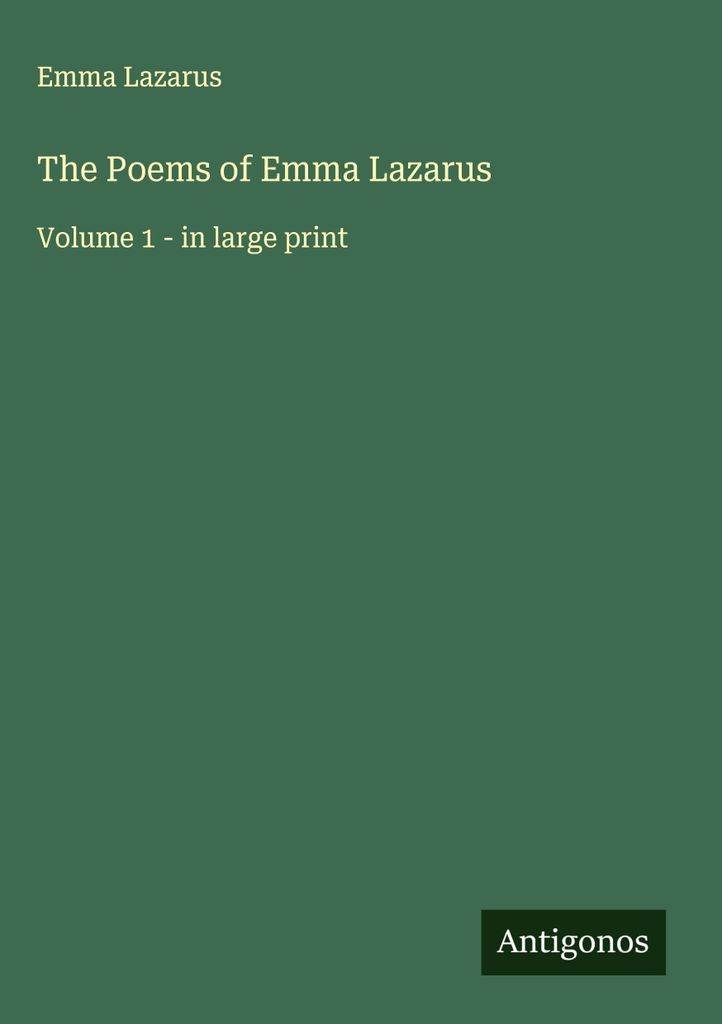 Die Gedichte von Emma Lazarus