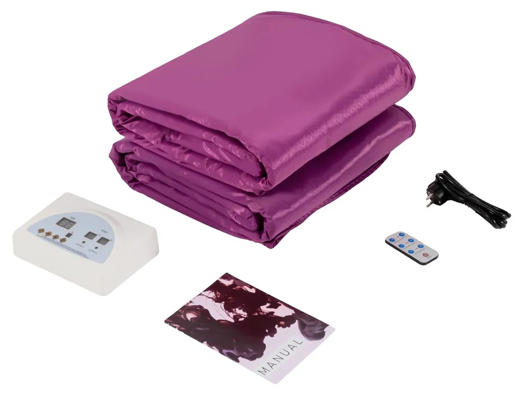 Couverture de sauna infrarouge LILA avec température réglable et minuterie