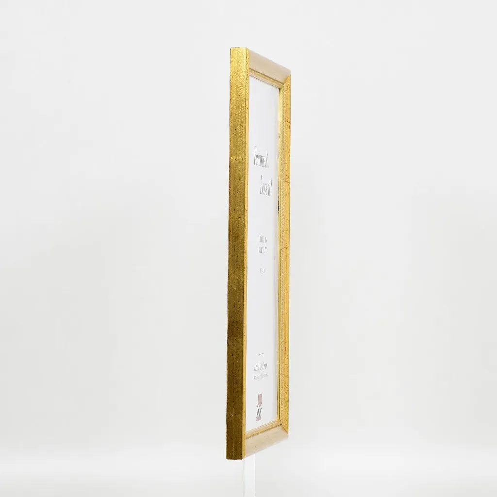 Cornice Oro A6 10,5x14,8 cm con Vetro Museo | Design Luxury Profilo 85 - 12