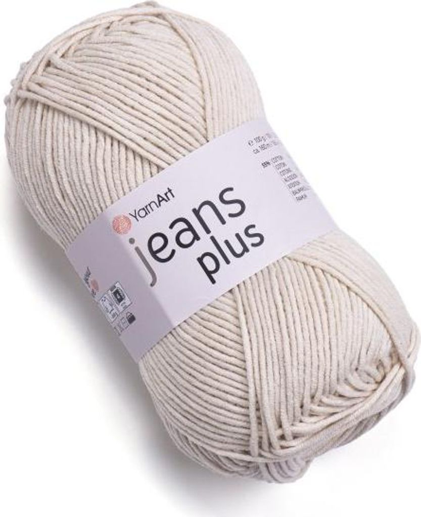 YarnArt Jeans Plus Garn, 160m/100g, Baumwolle-Mischung, Produktbild 
