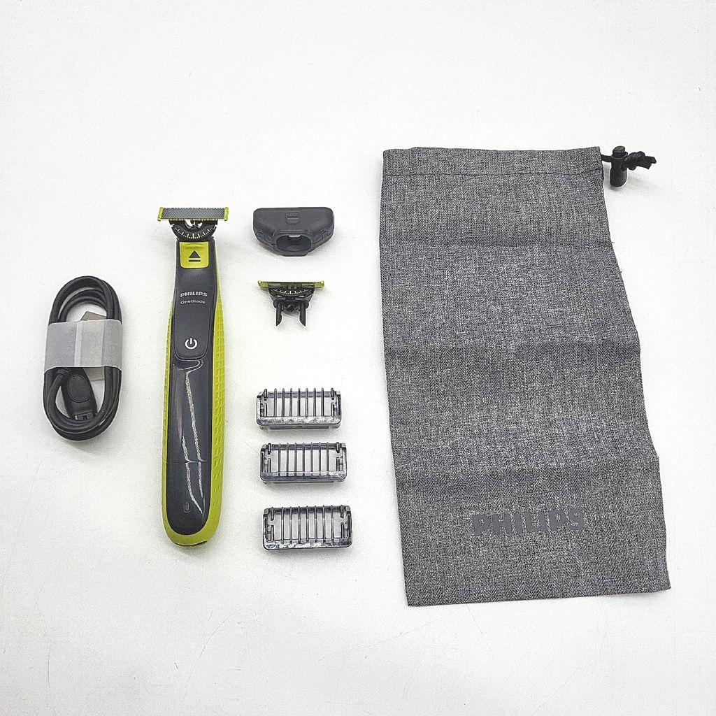 Philips OneBlade 360 Face Elektrischer Bartschneider Rasierer 2x 360 Klingen 3x