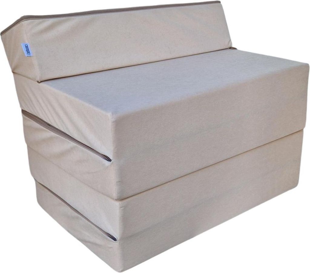Poltrona materasso pieghevole con poggiatesta 195x70x10 cm Immagine del prodotto 