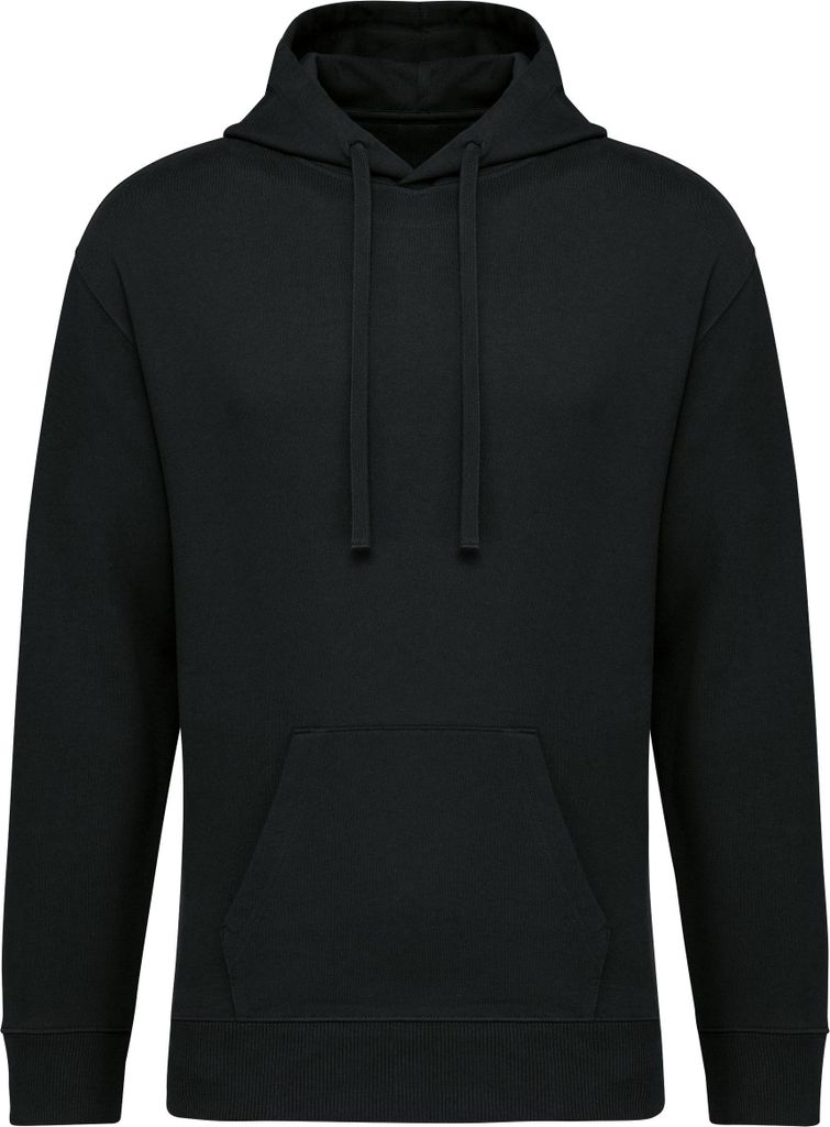 Native Spirit Umweltfreundliches Uni Kapuzen-Sweatshirt mit hängenden Schultern aus French Terry