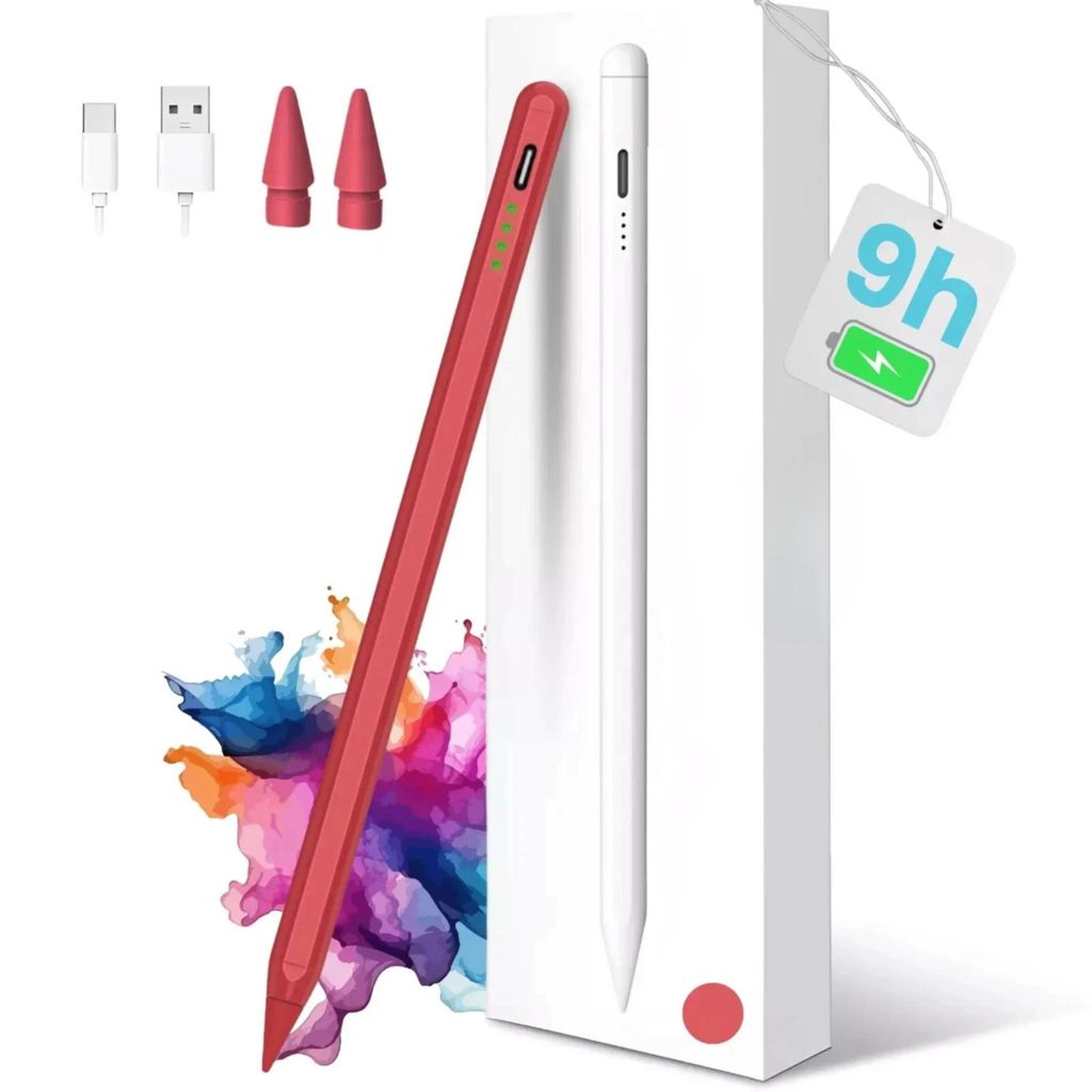 StellarLuma | iPad Stift Stylus Pen USB-C Pencil für iPad (2018–2024) | Kompatibel mit Apple iPads für präzises Schreiben & Zeichnen | Rosa