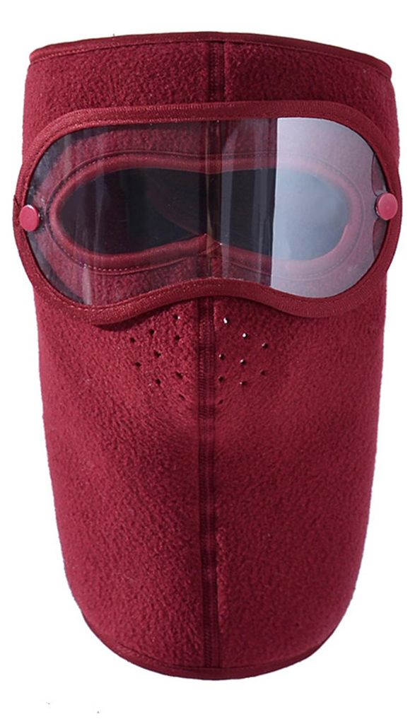 Herbst-Winter-Brillen-Gesichtsschutz für Damen und Herren, warmer Fleece-Gesichtsschutz für kaltes Wetter, Outdoor-Radfahren, beschlagfrei, Vollg...