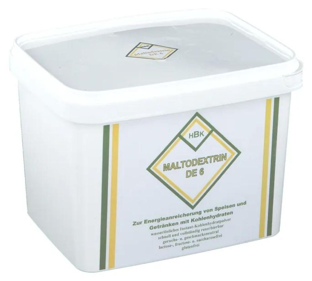 HBK Maltodextrin DE 6 Instant Pulver zur Energieanreicherung von Speisen und Getränken, 1000 g Pulver