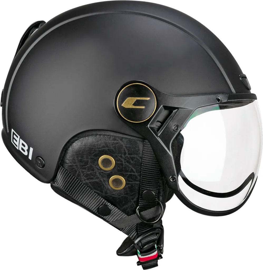 Casque CGM 801V EBI VINTAGE Noir Mat XXL pour Ski et Vélo Électrique