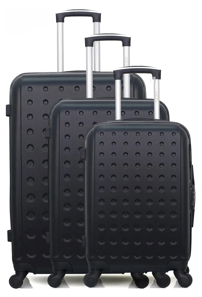 Valises HERO Taurus pour Long Séjour et Vacances - Set de 3 Bagages