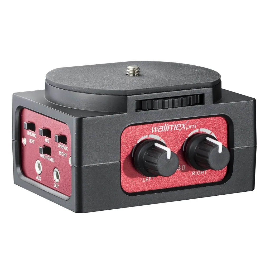 Adaptateur audio XLR et Jack Walimex pro 101 pour mixage vidéo reflex