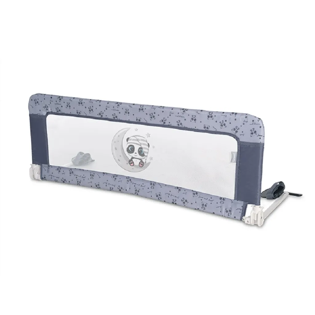 Barrière de Lit pour Enfant Lorelli Cool Gris Design Pandas Rigolos
