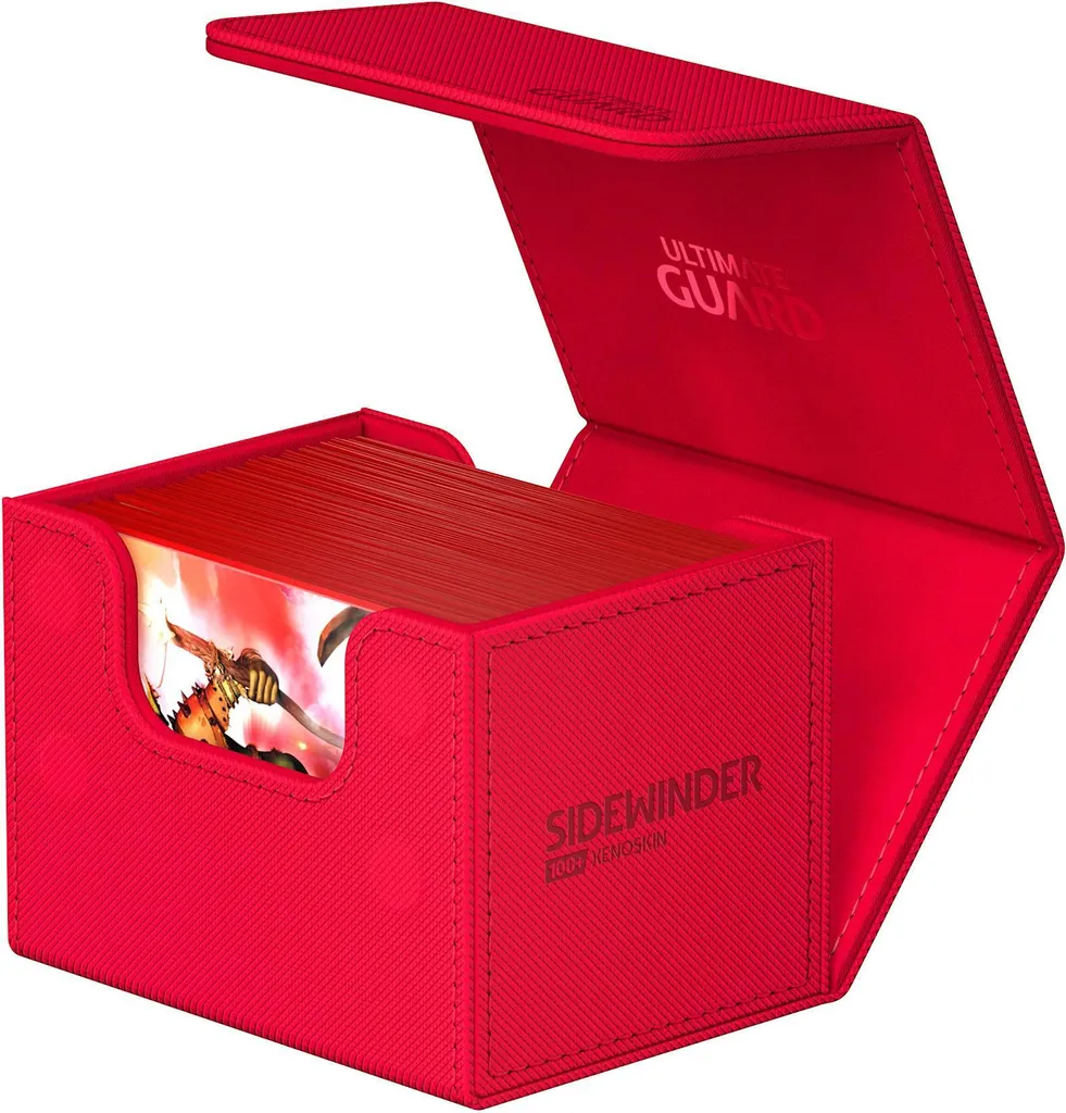 Ultimate Guard Sidewinder 100+ Xenoskin Rosso - Resistente e Pratico - 1