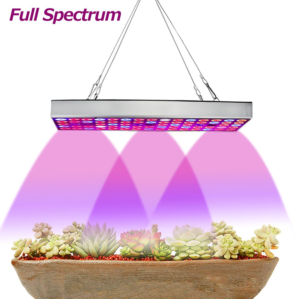 25W LED Pflanzenlampe FullSpectrum Wachstumslampe Grow Light Panel Pflanzenlicht 