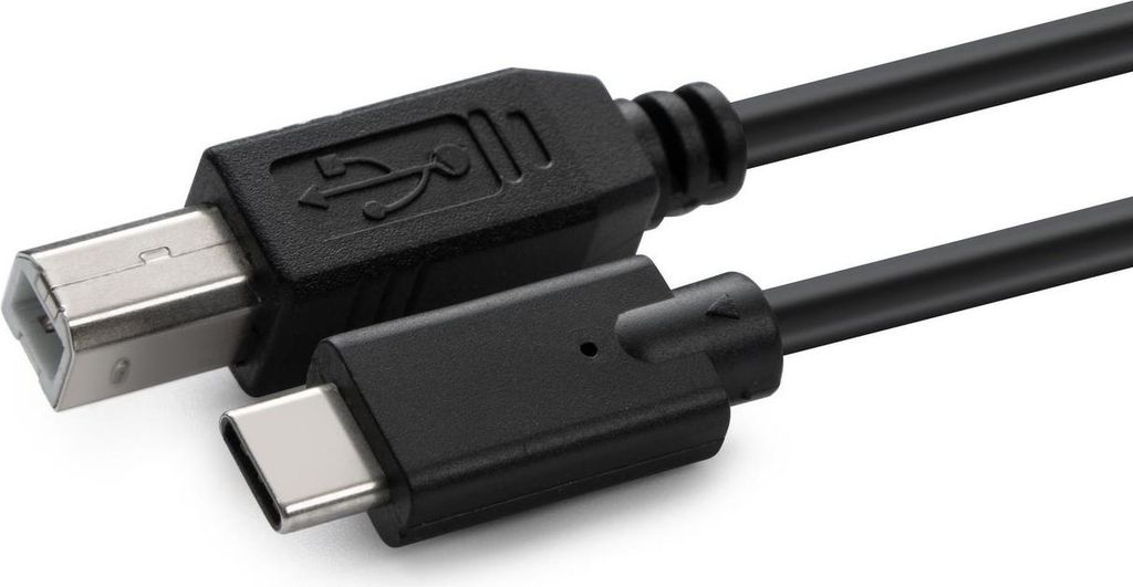 Microconnect USB3.1C2B2, 1,8 m, USB C, USB B, USB 2.0, 0,48 Gbit/s, Schwarz