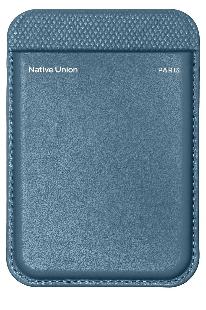 Native Union Porte-cartes Magnétique (Re)Classic Bleu pour MagSafe