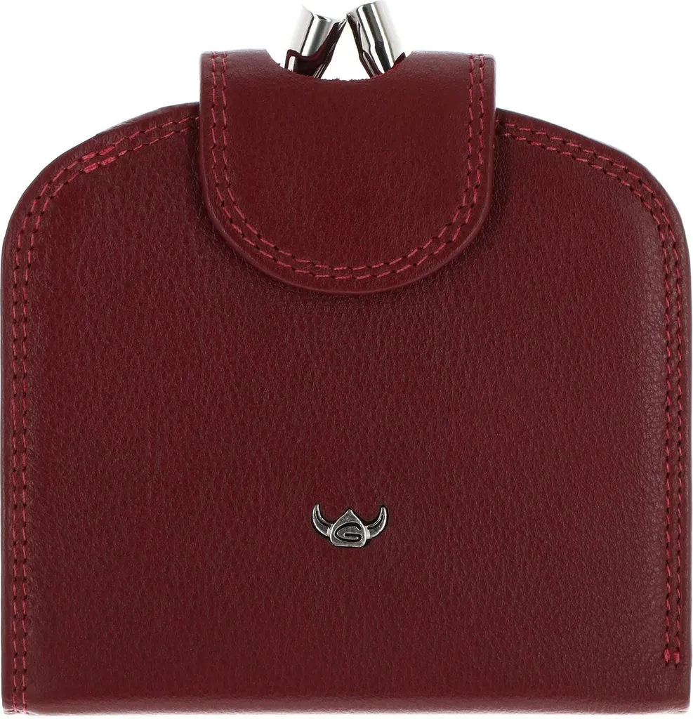 Portafoglio RFID Golden Head Polo Rosso - Nappa Bovina Certificata - 6