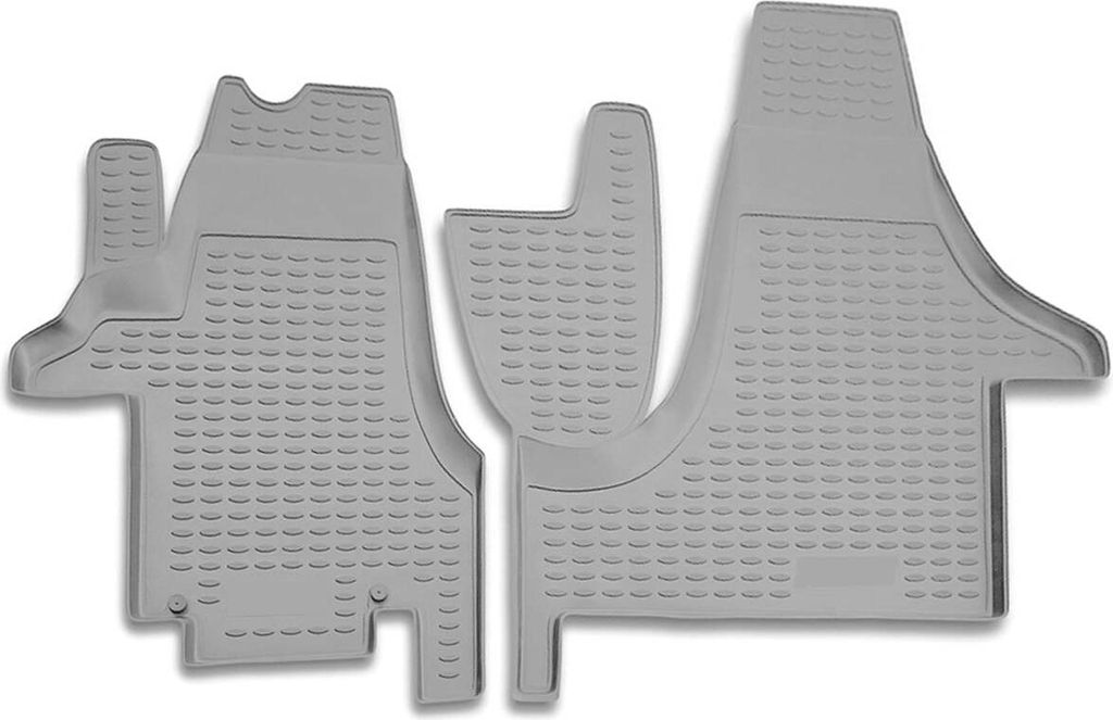 2003-2015 VW Transporter T5 dywaniki podłogowe TPE szare 2 Zdjęcie produktu 