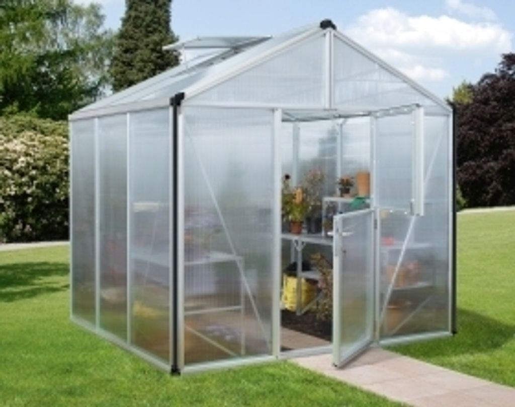 Vitavia Gewächshaus "Zeus 6200" aluminium eloxiert 6,2 m² 10 mm HKP