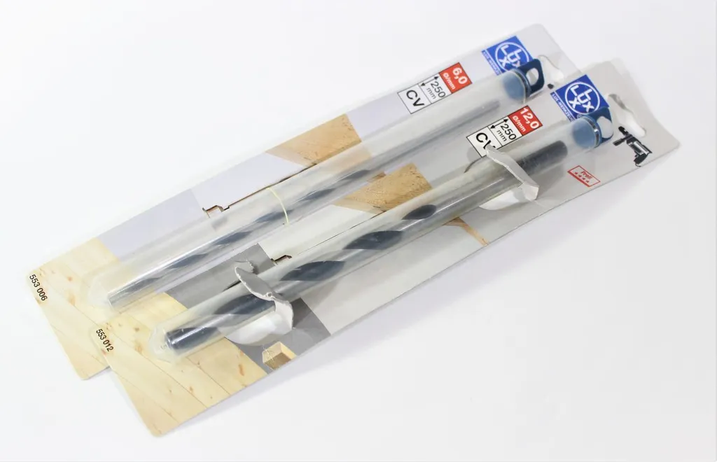 LUX Set Punte Trapano Legno 6-12mm CV | Fori Puliti e Veloci