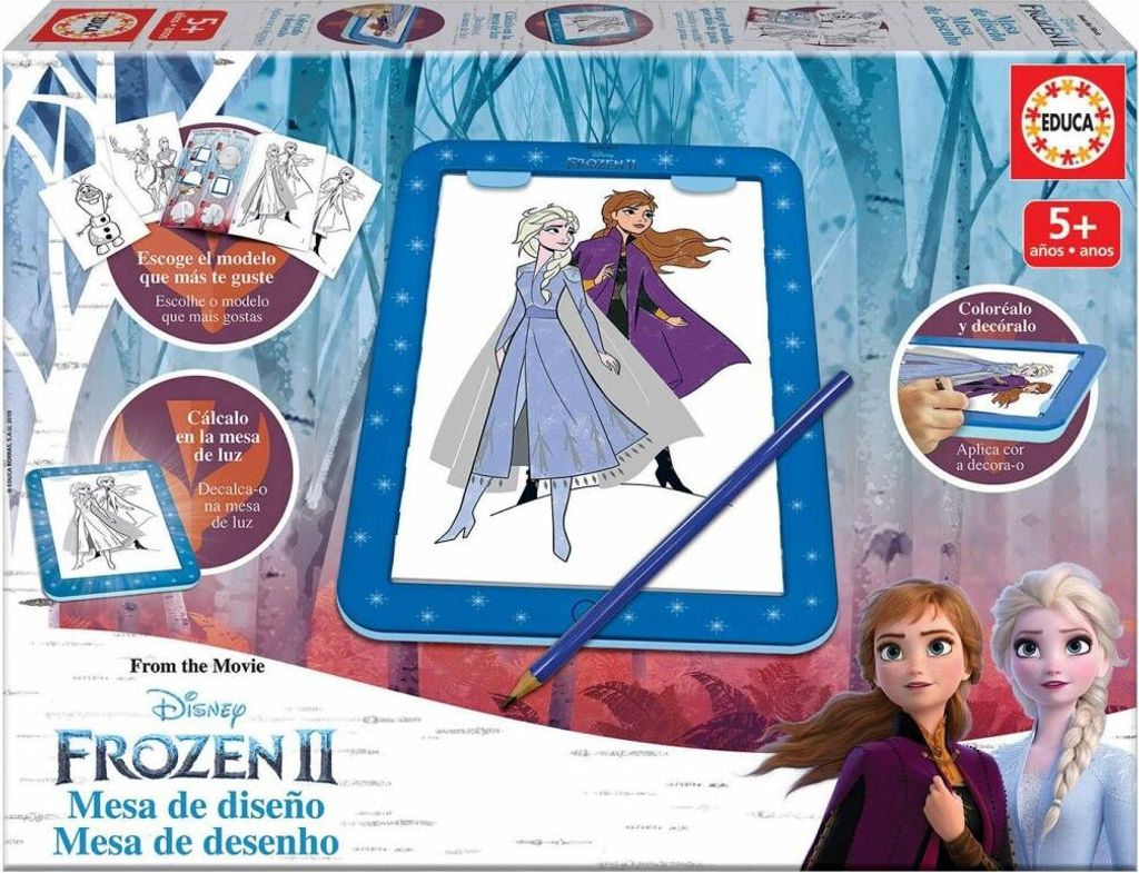 Educa Borras 18369 II Disney Frozen Designtisch, Gre L, Talla nica