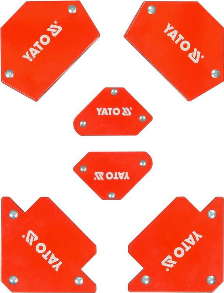 Yato kątownik spawalniczy magnetyczny kpl.6szt.