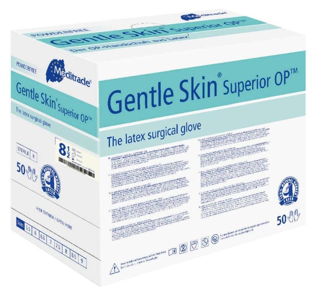 Meditrade OP-Handschuhe Gentle Skin Superior OP 7.5 weiß Produktbild 