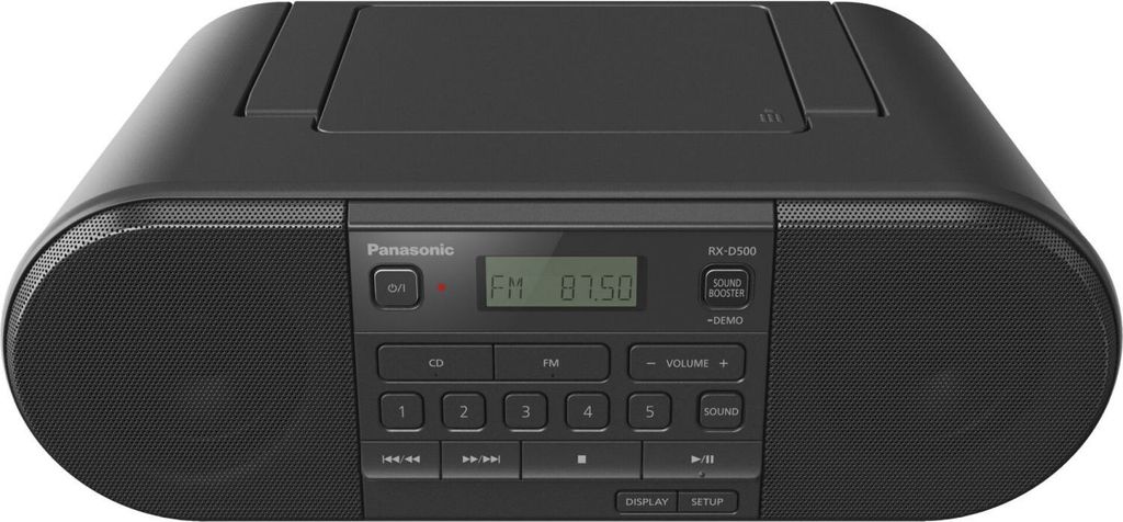 Panasonic RX-D500, Tragbar, FM, Automatisches Tuning, 20 W, Produktbild 