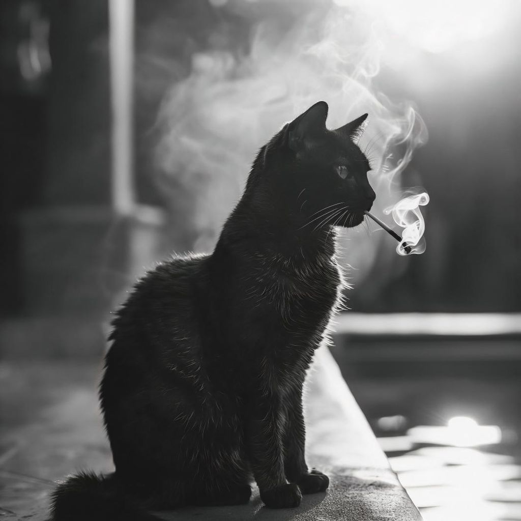 Plakat 30x30cm Katzenpause