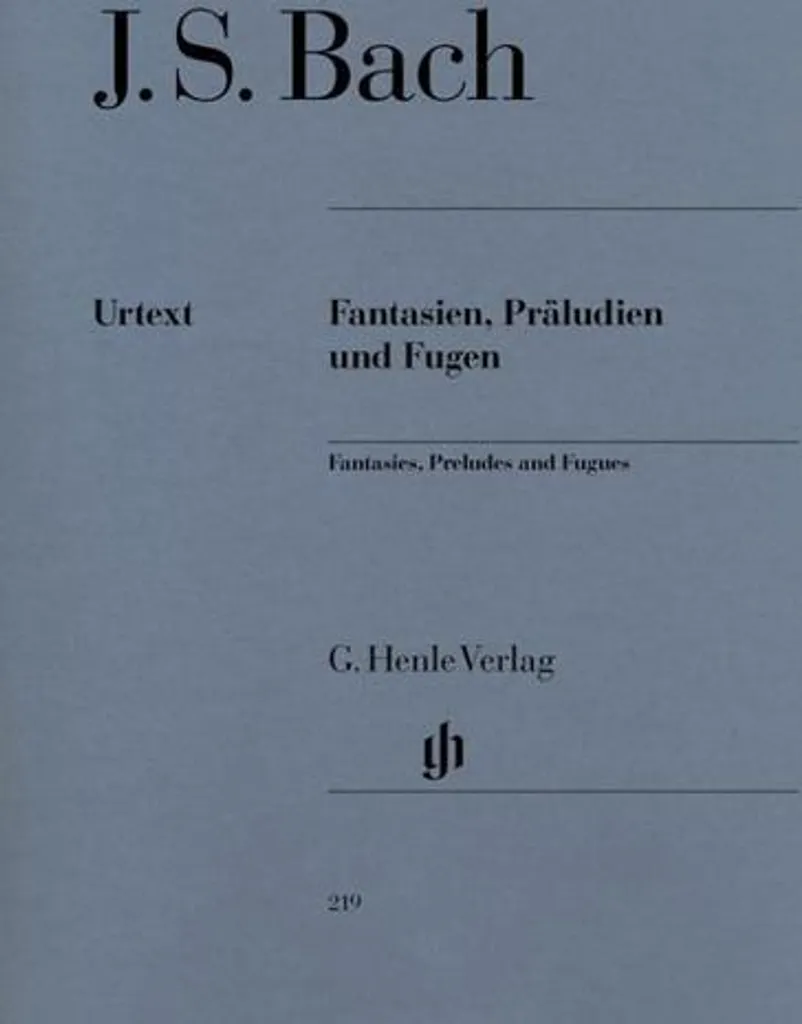 Fantasien, Präludien und Fugen - Partition de Piano par J.S. Bach