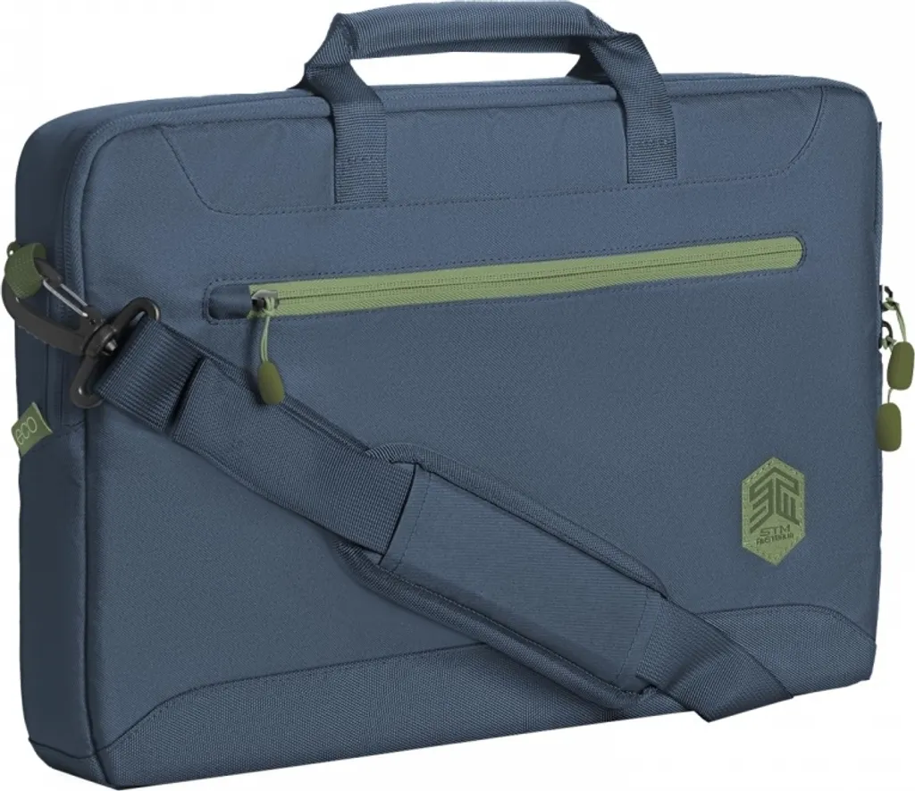 Sacoche ordinateur portable bleu ECO Brief STM Goods pour pc et tablette