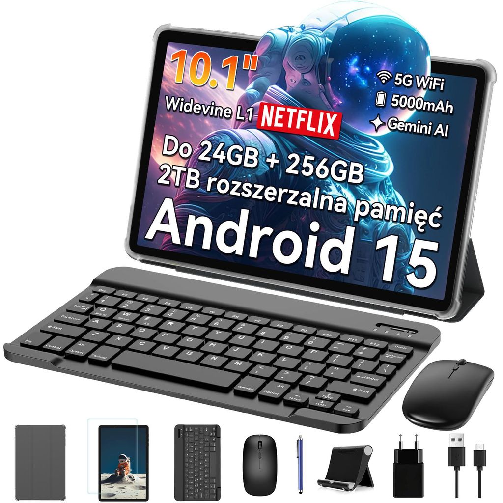 Android 15タブレット 24GB RAM+128GB ROM +2TB Android 15タブレット