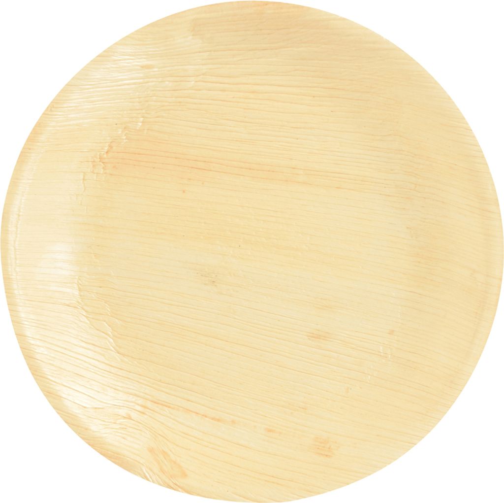 PAPSTAR Palmblatt-Teller "pure" rund Durchmesser: 230 mm 25 Stück