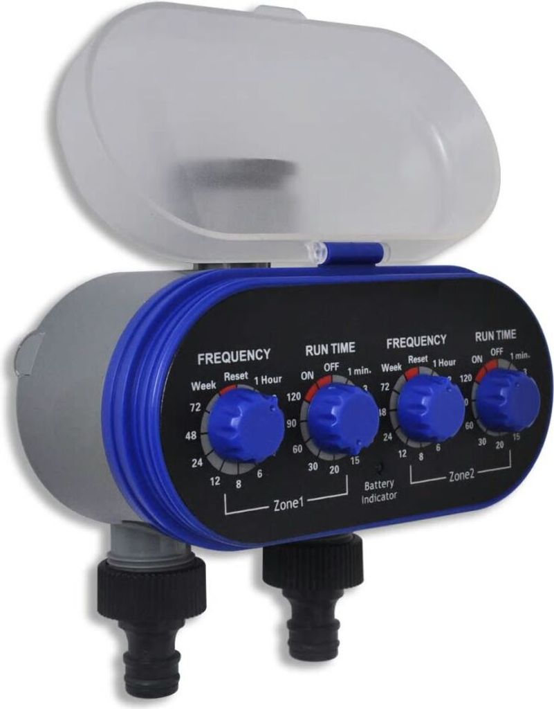 Vidaxl Electricbewässerungswasser -Timer (2 Ausgänge) Image du produit 
