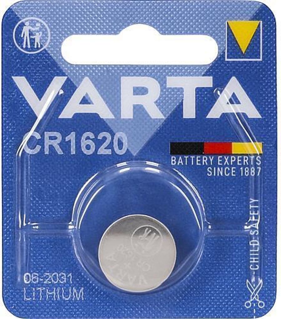 VARTA Knopfzellenbatterie Electronics CR1620 Lithium Produktbild 39
