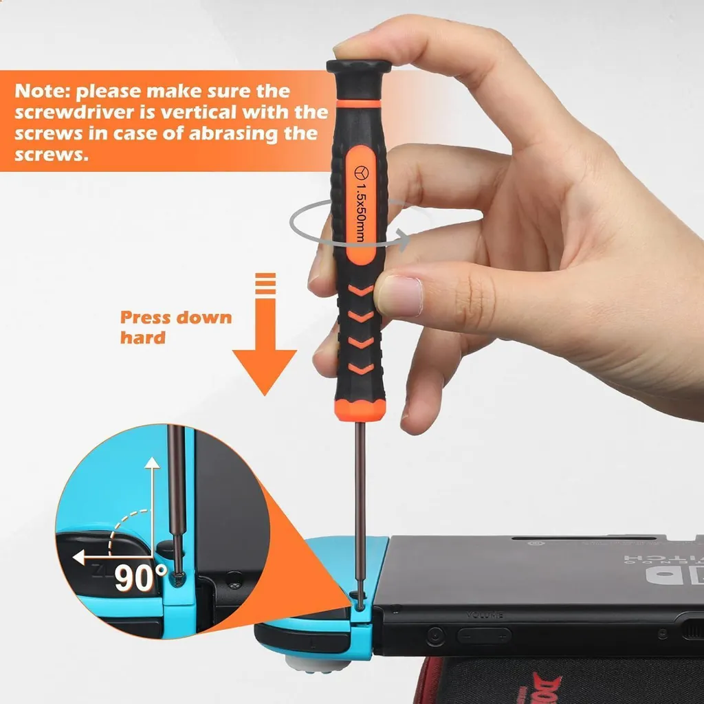 Kit d'Outils de Réparation pour Joycon et Switch Lite avec Pince de Précision