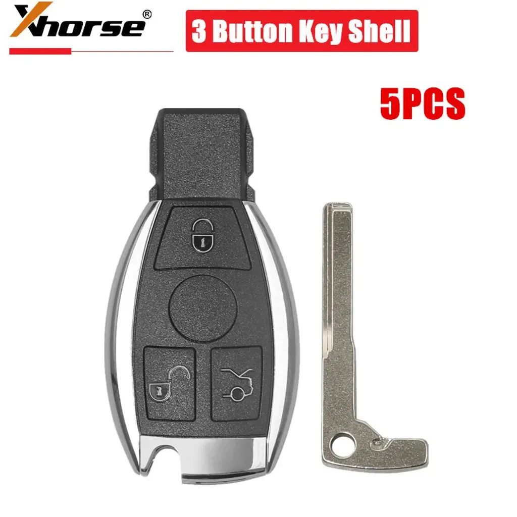 Remplacement de Clé Main Libre - Lot de 5 Boîtiers Smart Key et Token