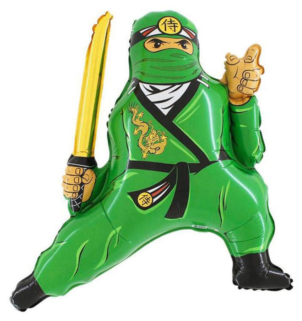 Fóliový balón - Ninja, Grun Obrázok produktu 