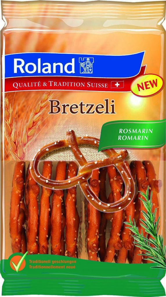Roland Bretzeli Rosmarin 100 g Bretzel à la saumure Bretzel Image du produit 